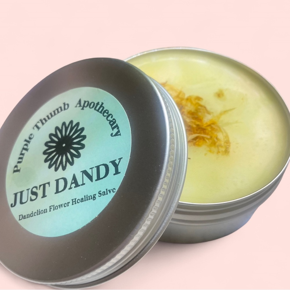 Just Dandy Salve an All Natural Herbal Dandelion Salve 2oz